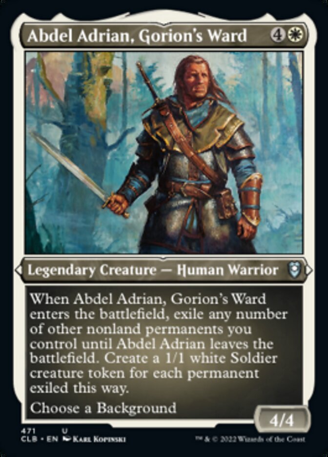 Abdel Adrian, Protegido de Gorion / Abdel Adrian, Gorion's Ward - Magic: The Gathering - MoxLand