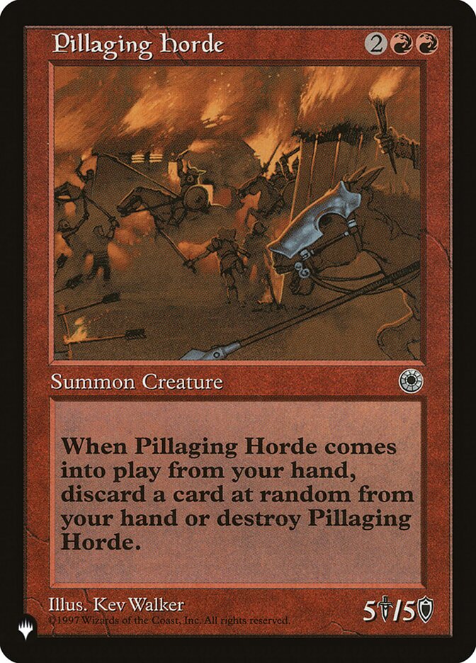 Pillaging Horde / Pillaging Horde - Magic: The Gathering - MoxLand