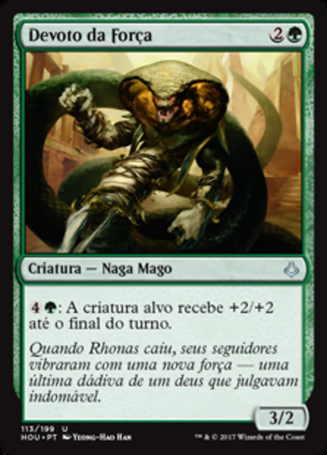 Devoto da Força / Devotee of Strength - Magic: The Gathering - MoxLand