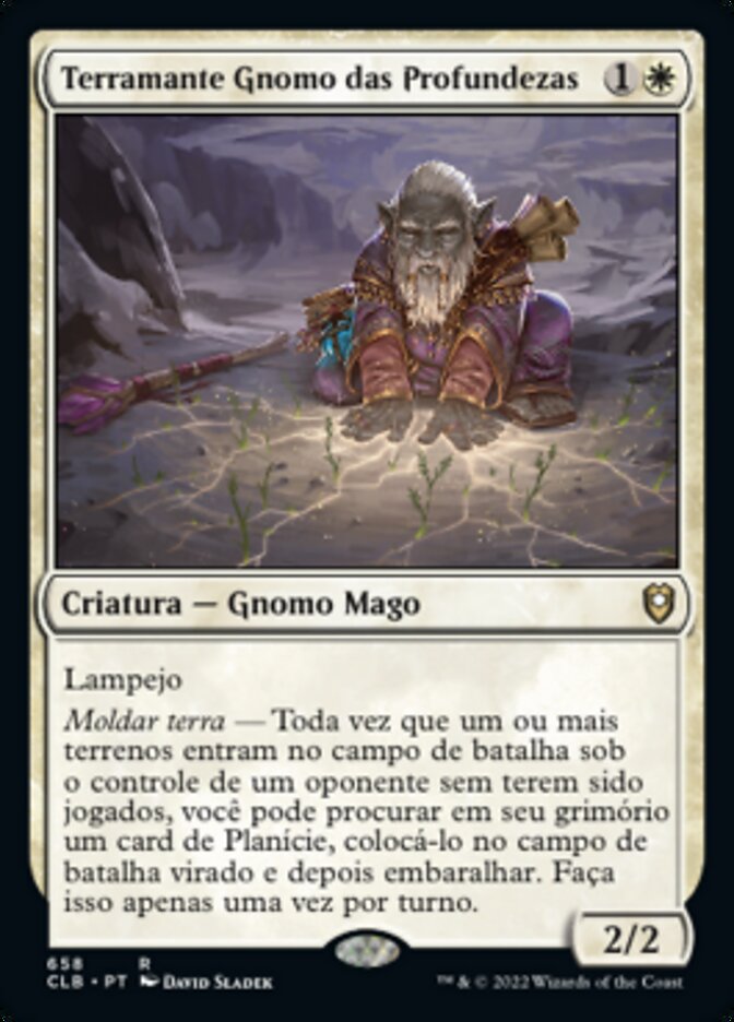 Terramante Gnomo das Profundezas / Deep Gnome Terramancer - Magic: The Gathering - MoxLand