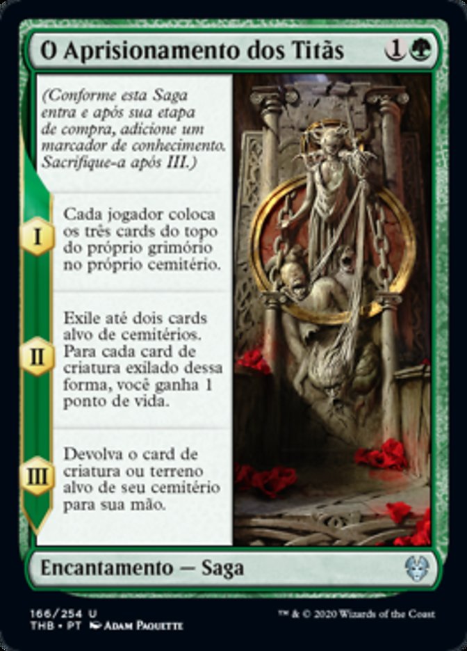 O Aprisionamento dos Titãs / The Binding of the Titans - Magic: The Gathering - MoxLand