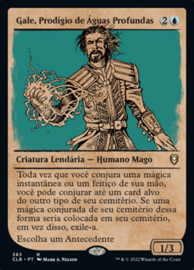 Gale, Prodígio de Águas Profundas / Gale, Waterdeep Prodigy - Magic: The Gathering - MoxLand