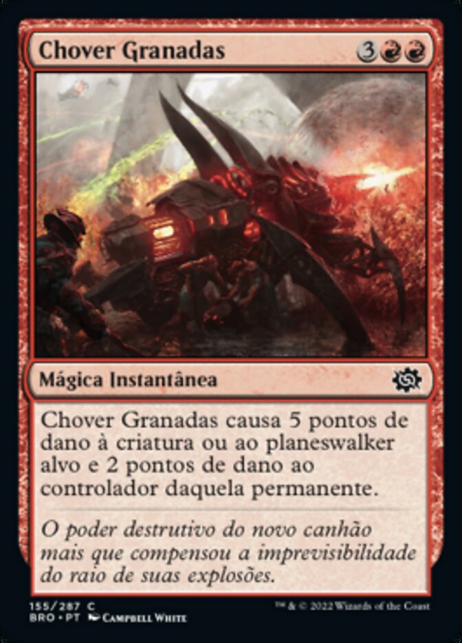 Chover Granadas / Unleash Shell - Magic: The Gathering - MoxLand