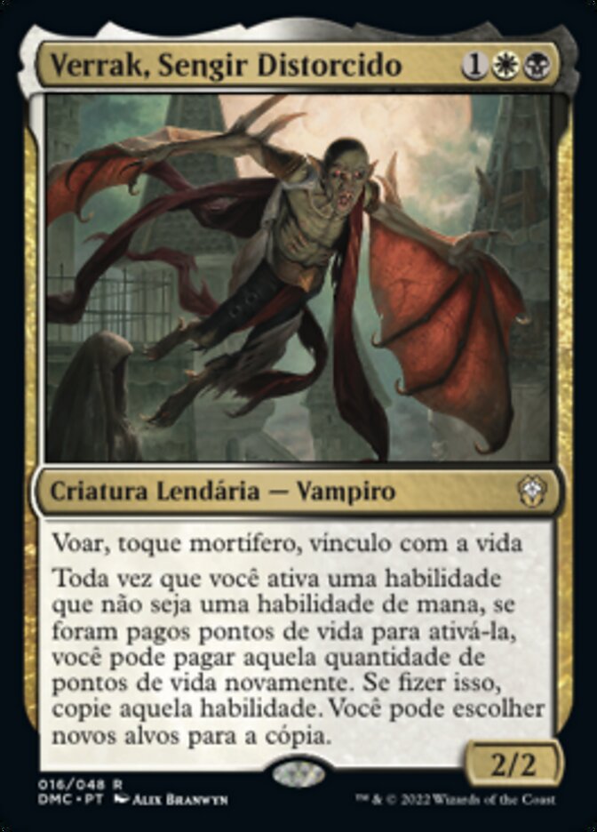 Verrak, Sengir Distorcido / Verrak, Warped Sengir - Magic: The Gathering - MoxLand