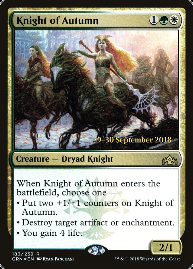 Cavaleira do Outono / Knight of Autumn - Magic: The Gathering - MoxLand