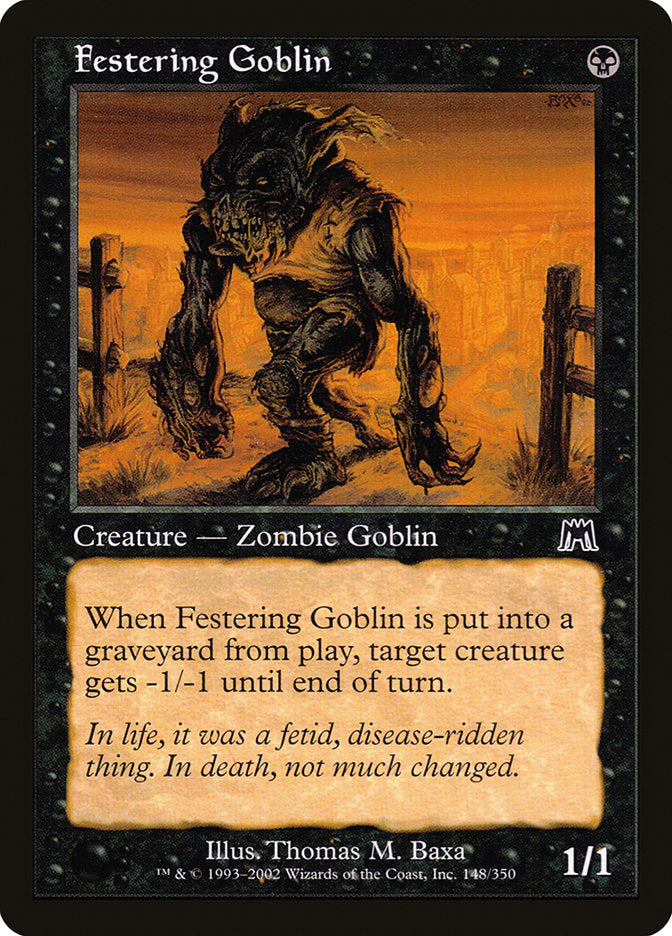 Goblin Apodrecido / Festering Goblin - Magic: The Gathering - MoxLand