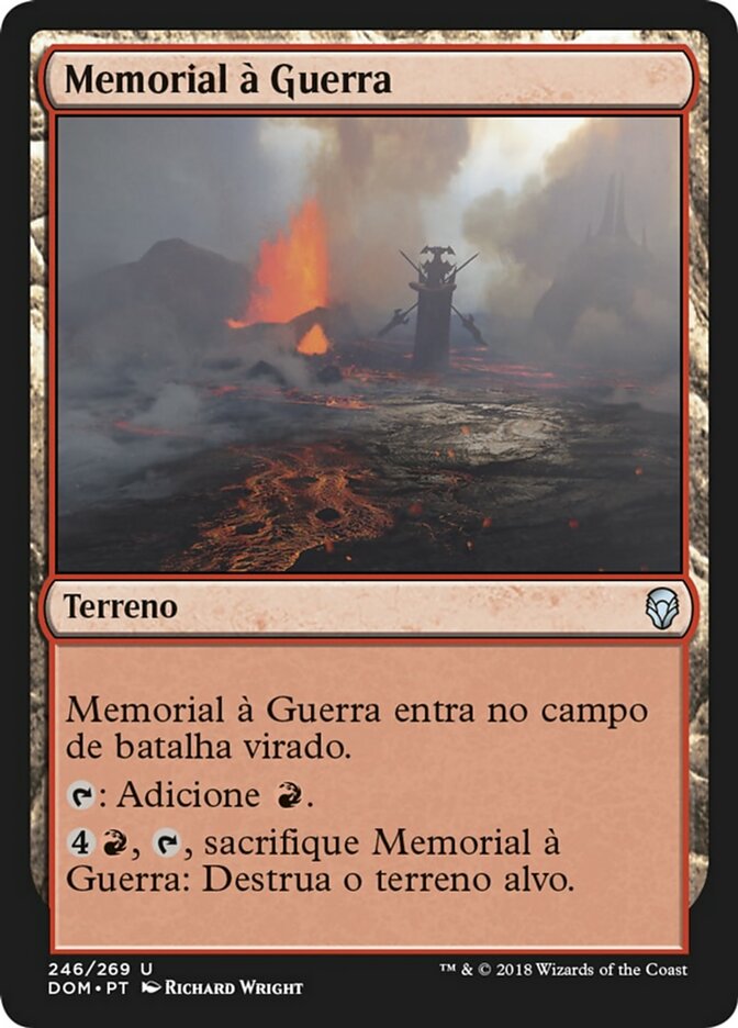 Memorial à Guerra / Memorial to War - Magic: The Gathering - MoxLand