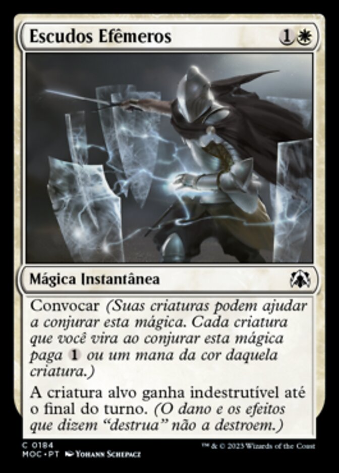 Escudos Efêmeros / Ephemeral Shields - Magic: The Gathering - MoxLand