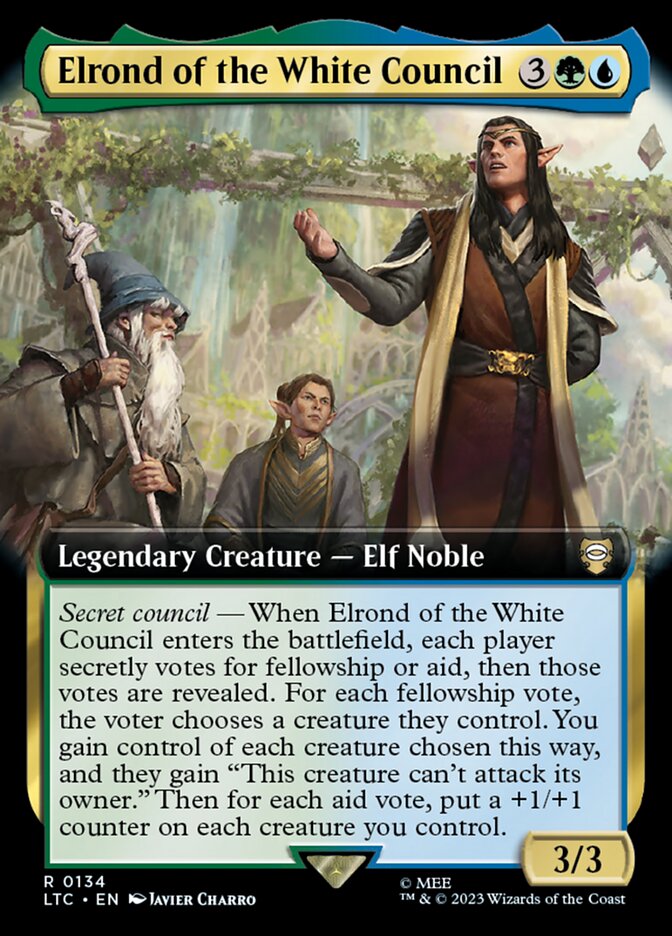 Elrond do Conselho Branco / Elrond of the White Council - Magic: The Gathering - MoxLand