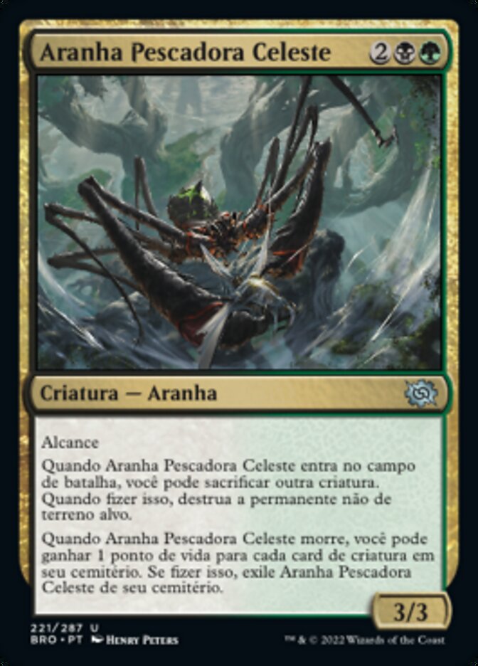 Aranha Pescadora Celeste / Skyfisher Spider - Magic: The Gathering - MoxLand