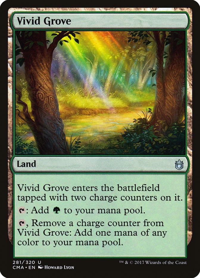 Bosque Vívido / Vivid Grove - Magic: The Gathering - MoxLand