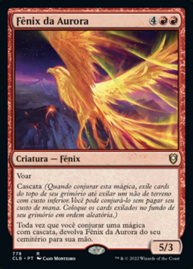 Fênix da Aurora / Aurora Phoenix - Magic: The Gathering - MoxLand