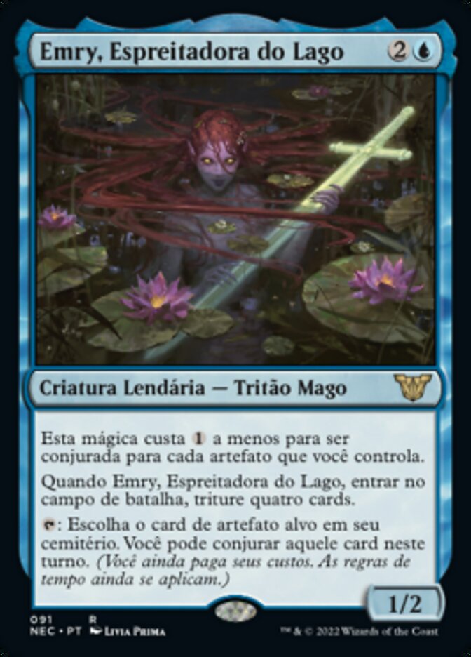 Emry, Espreitadora do Lago / Emry, Lurker of the Loch - Magic: The Gathering - MoxLand