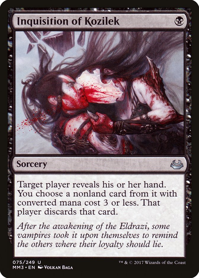 Inquisição de Kozilek / Inquisition of Kozilek - Magic: The Gathering - MoxLand