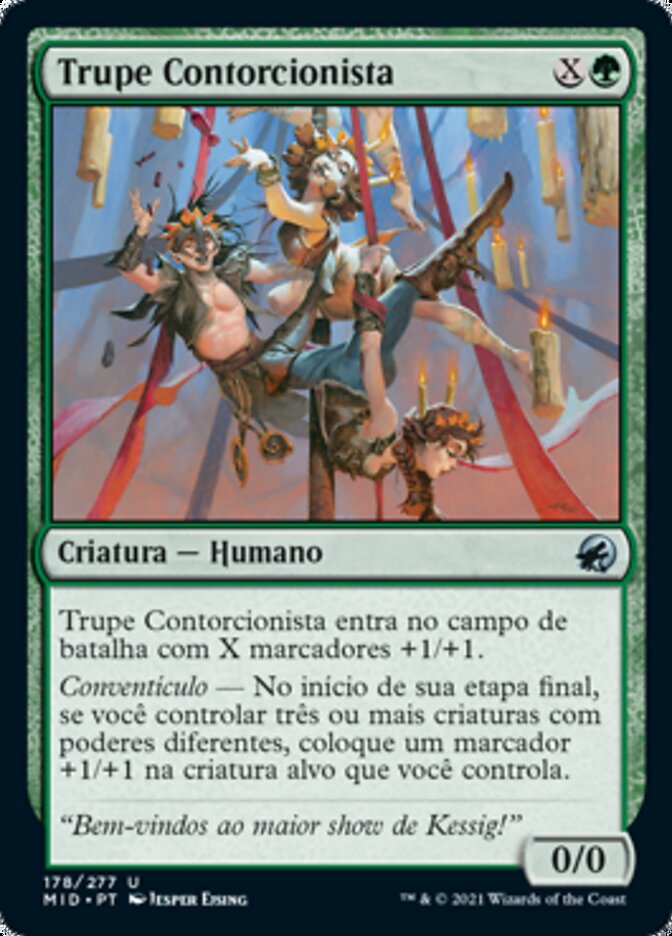 Trupe Contorcionista / Contortionist Troupe - Magic: The Gathering - MoxLand