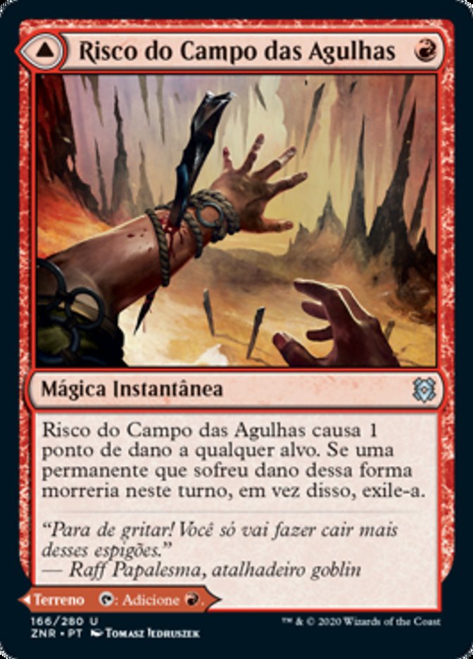 Risco do Campo das Agulhas / Spikefield Hazard - Magic: The Gathering - MoxLand