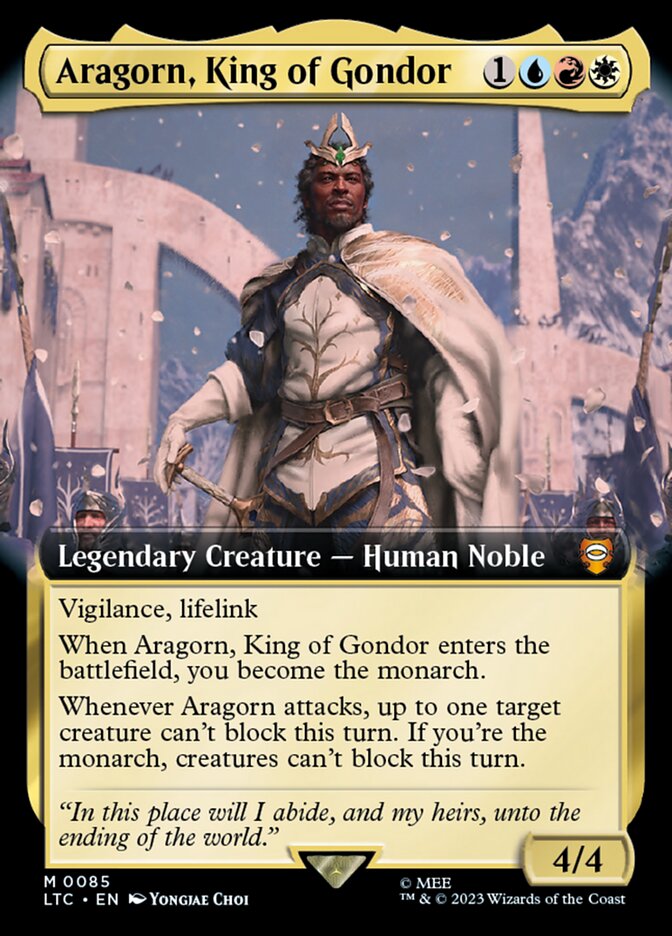 Aragorn, Rei de Gondor / Aragorn, King of Gondor - Magic: The Gathering - MoxLand