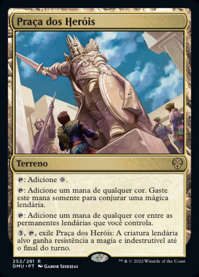 Praça dos Heróis / Plaza of Heroes - Magic: The Gathering - MoxLand