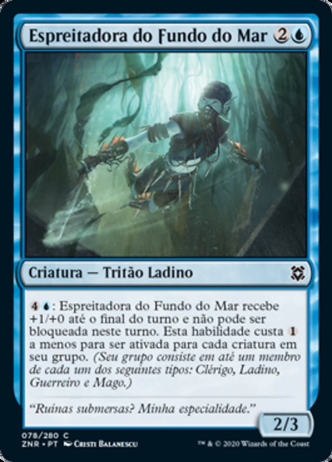 Espreitadora do Fundo do Mar / Seafloor Stalker - Magic: The Gathering - MoxLand