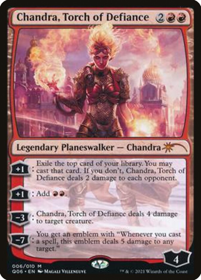 Chandra, Chama da Rebeldia / Chandra, Torch of Defiance - Magic: The Gathering - MoxLand