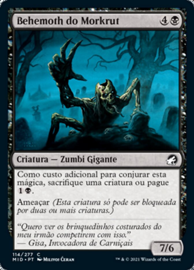 Behemoth do Morkrut / Morkrut Behemoth - Magic: The Gathering - MoxLand