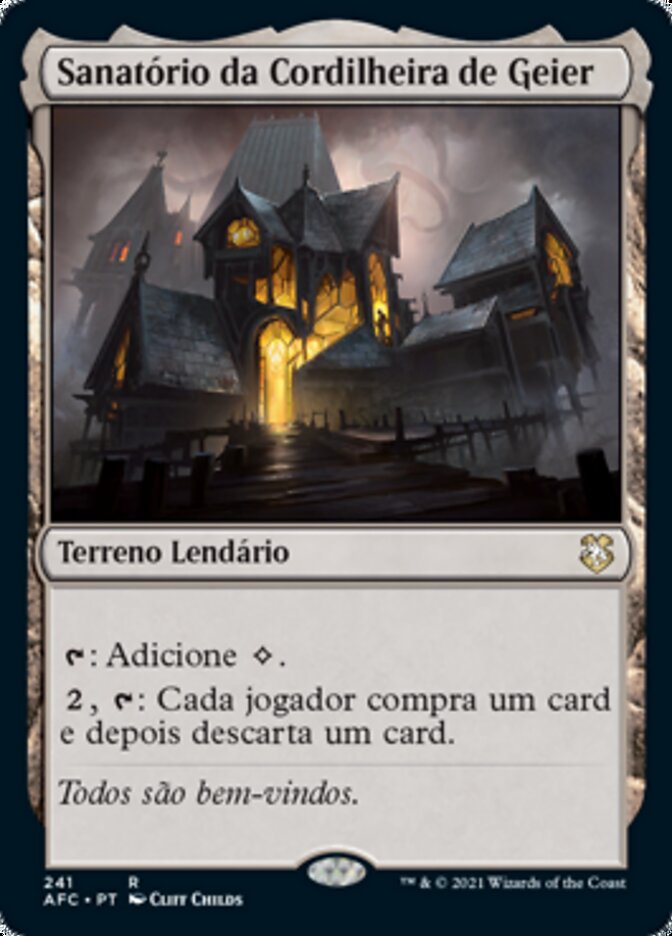 Sanatório da Cordilheira de Geier / Geier Reach Sanitarium - Magic: The Gathering - MoxLand