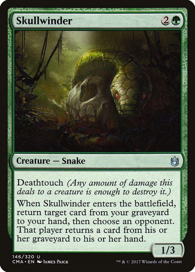 Serpente da Caveira / Skullwinder - Magic: The Gathering - MoxLand