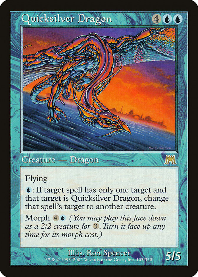 Dragão de Mercúrio / Quicksilver Dragon - Magic: The Gathering - MoxLand