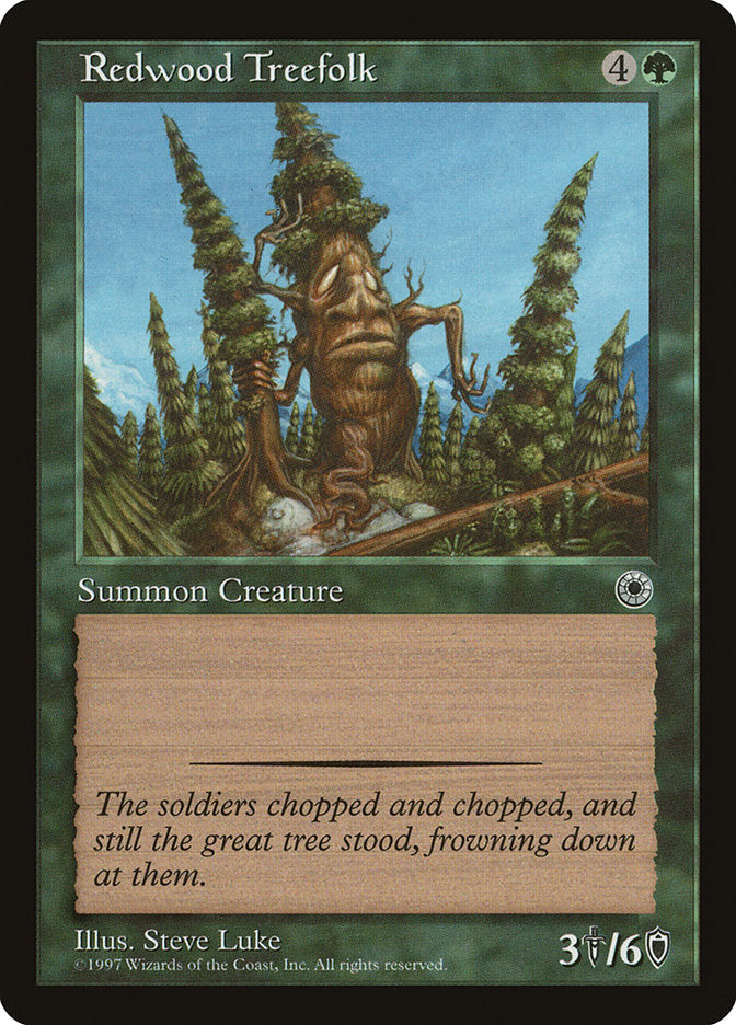 Ents de Redwood / Redwood Treefolk - Magic: The Gathering - MoxLand
