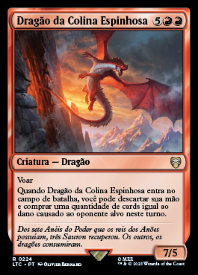 Dragão da Colina Espinhosa / Knollspine Dragon - Magic: The Gathering - MoxLand