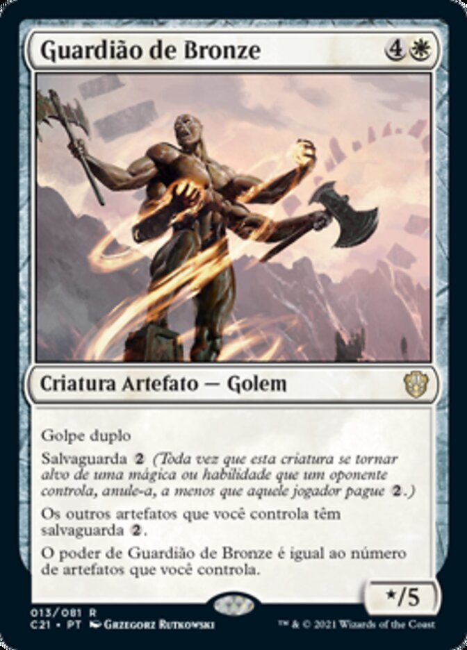 Guardião de Bronze / Bronze Guardian - Magic: The Gathering - MoxLand