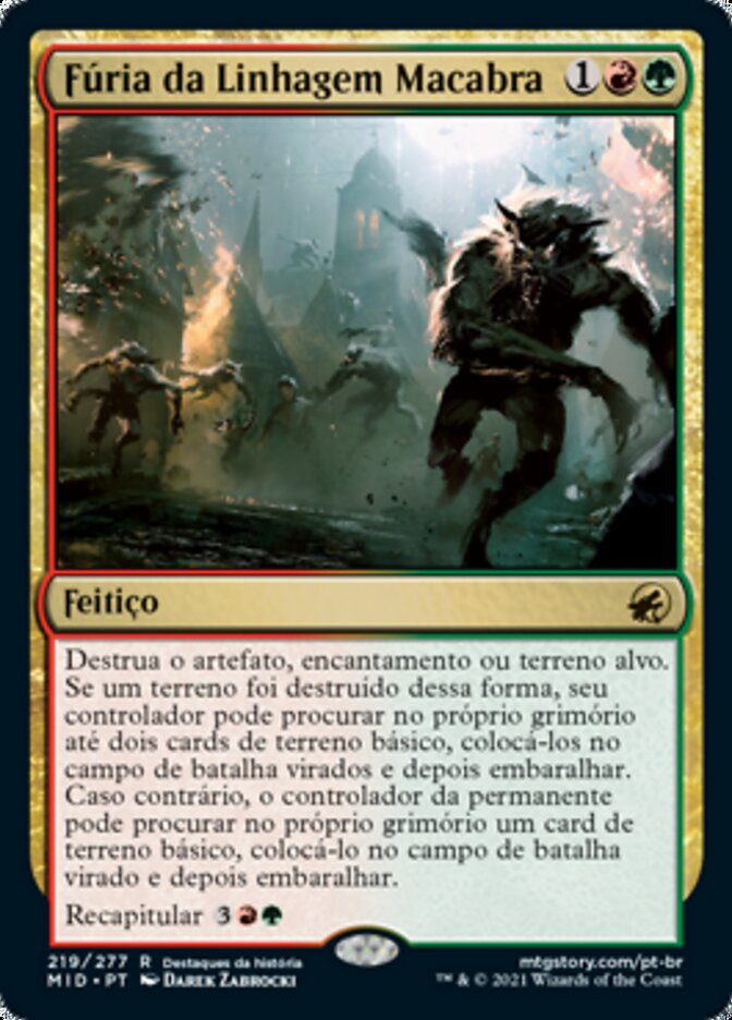 Fúria da Linhagem Macabra / Dire-Strain Rampage - Magic: The Gathering - MoxLand