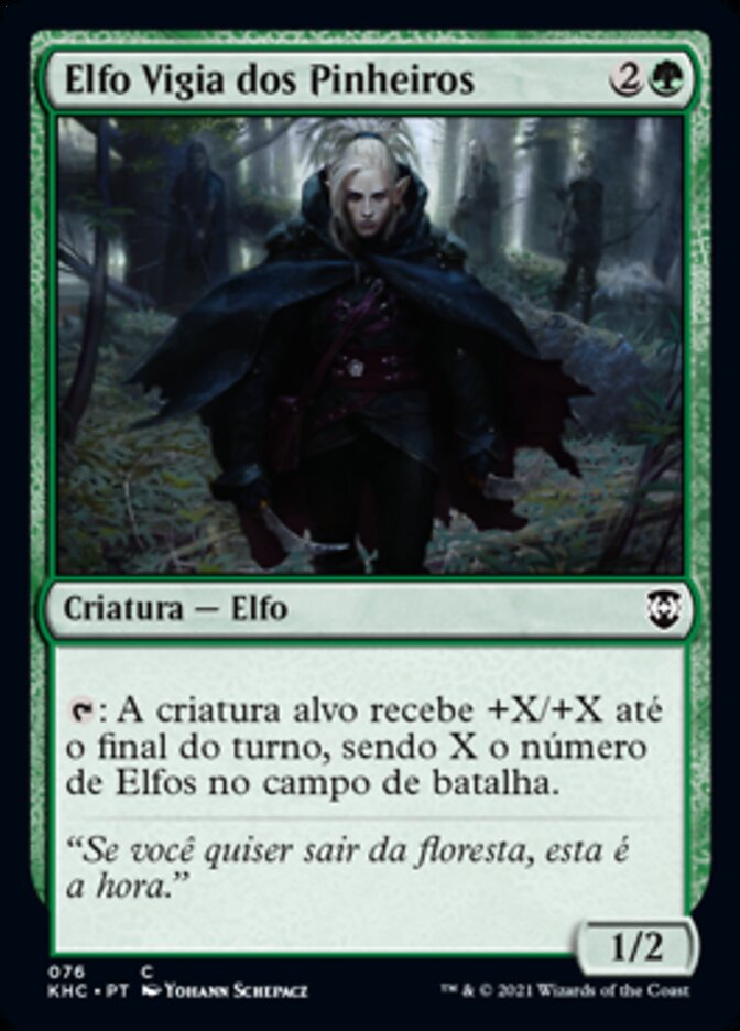 Elfo Vigia dos Pinheiros / Timberwatch Elf - Magic: The Gathering - MoxLand