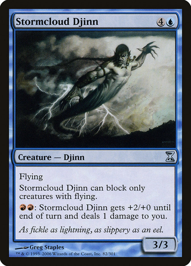 Gênio Nimbo-Cúmulo / Stormcloud Djinn - Magic: The Gathering - MoxLand