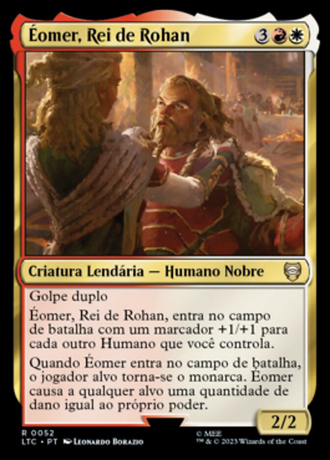 Éomer, Rei de Rohan / Éomer, King of Rohan - Magic: The Gathering - MoxLand