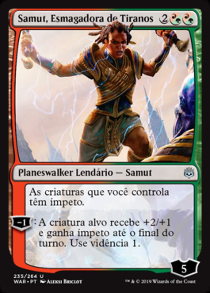 Samut, Esmagadora de Tiranos / Samut, Tyrant Smasher - Magic: The Gathering - MoxLand