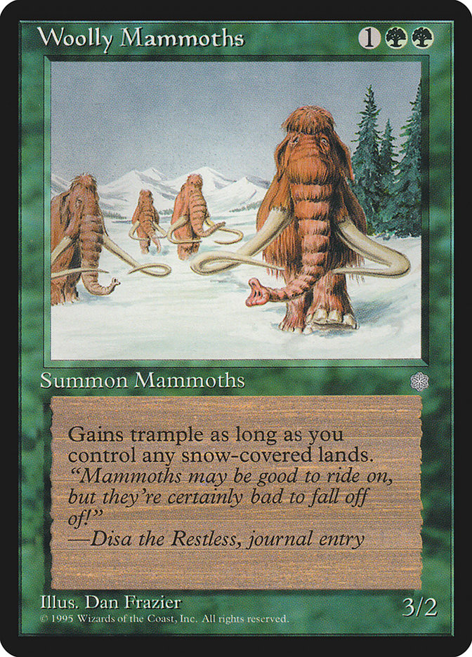 Mamutes Lanosos / Woolly Mammoths - Magic: The Gathering - MoxLand