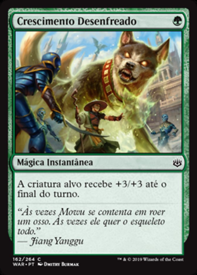 Crescimento Desenfreado / Giant Growth - Magic: The Gathering - MoxLand