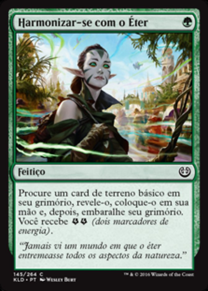 Harmonizar-se com o Éter / Attune with Aether - Magic: The Gathering - MoxLand