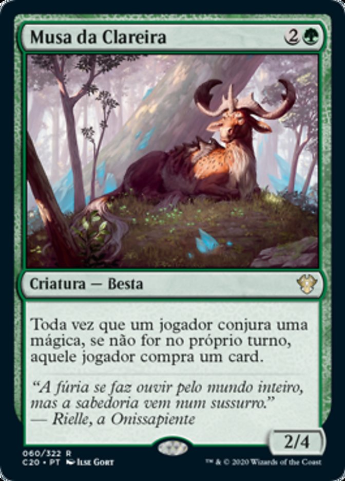 Musa da Clareira / Glademuse - Magic: The Gathering - MoxLand