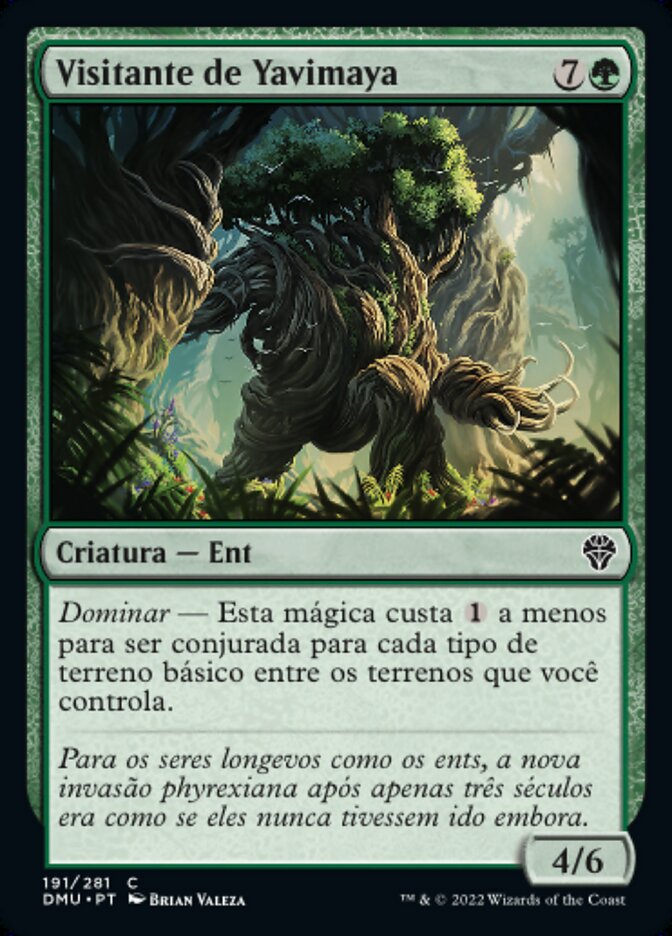 Visitante de Yavimaya / Yavimaya Sojourner - Magic: The Gathering - MoxLand