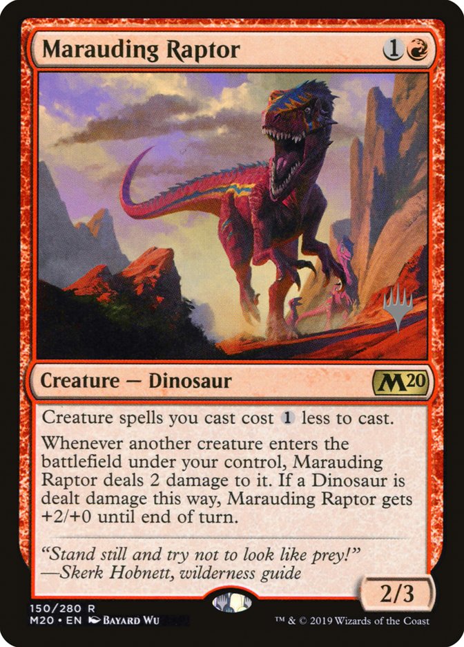 Raptor Saqueador / Marauding Raptor - Magic: The Gathering - MoxLand