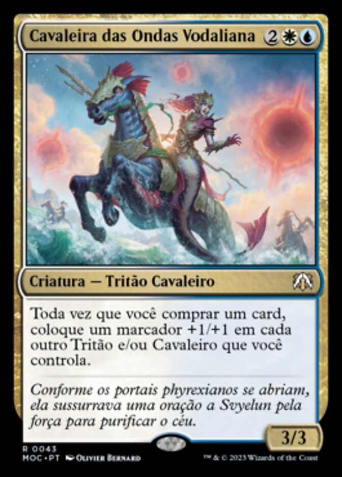 Cavaleira das Ondas Vodaliana / Vodalian Wave-Knight - Magic: The Gathering - MoxLand