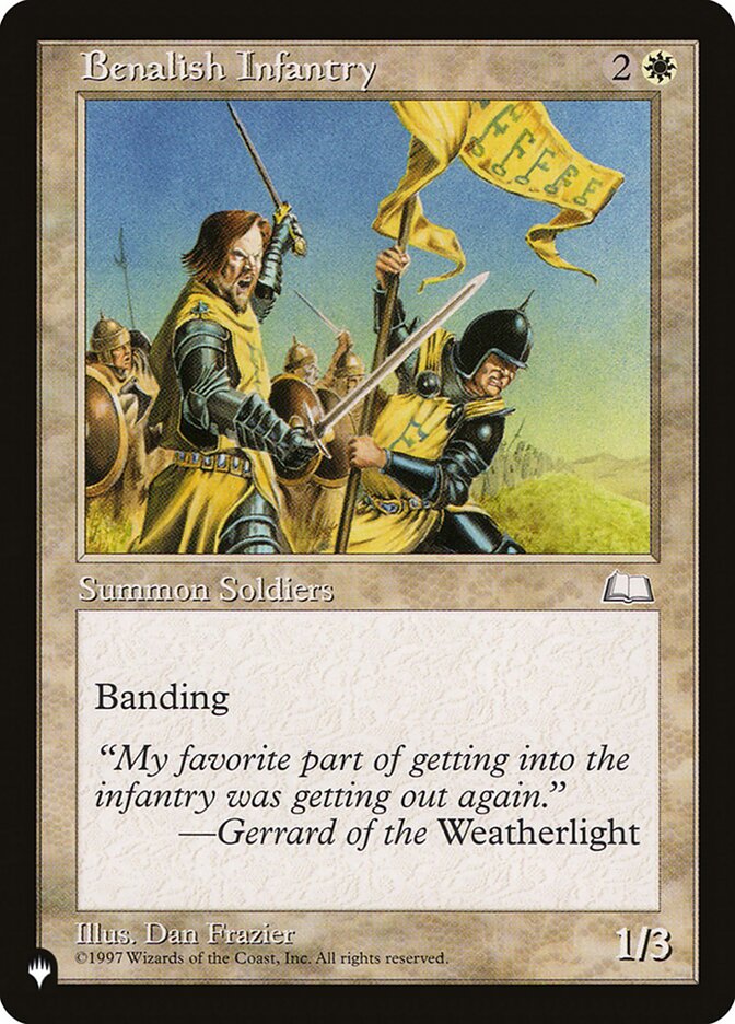 Infantaria de Benália / Benalish Infantry - Magic: The Gathering - MoxLand