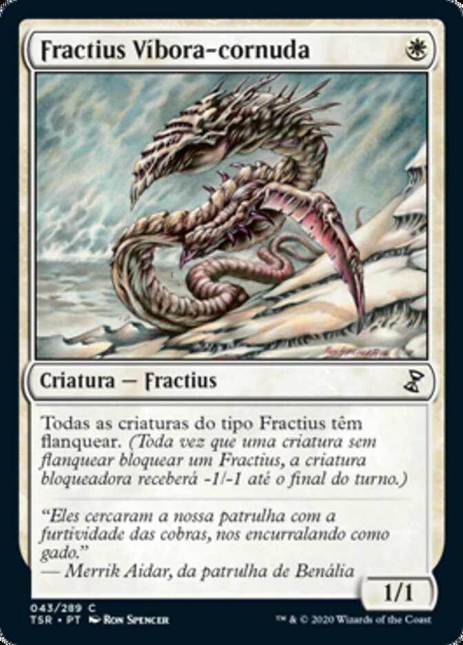 Fractius Víbora-cornuda / Sidewinder Sliver - Magic: The Gathering - MoxLand