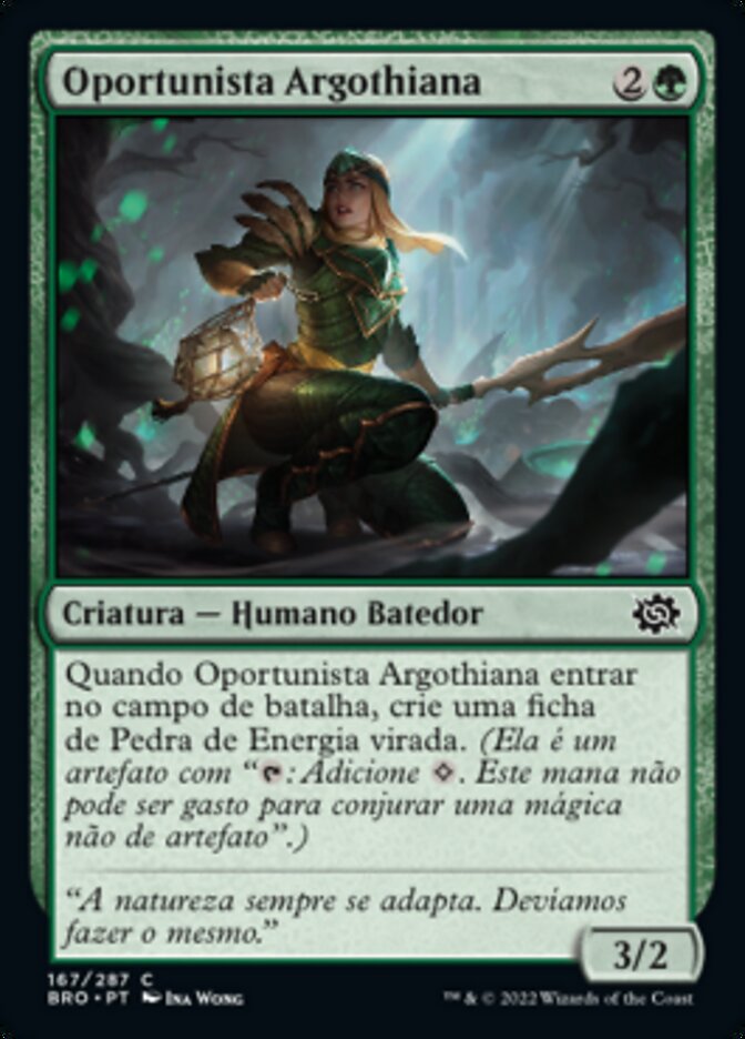 Oportunista Argothiana / Argothian Opportunist - Magic: The Gathering - MoxLand