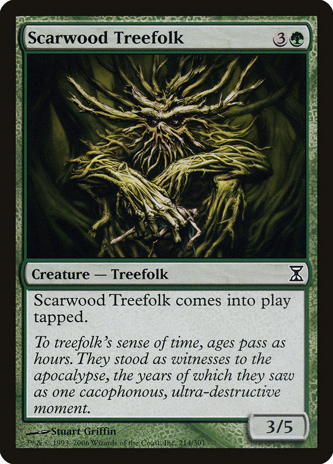 Ent da Selva da Cicatriz / Scarwood Treefolk - Magic: The Gathering - MoxLand