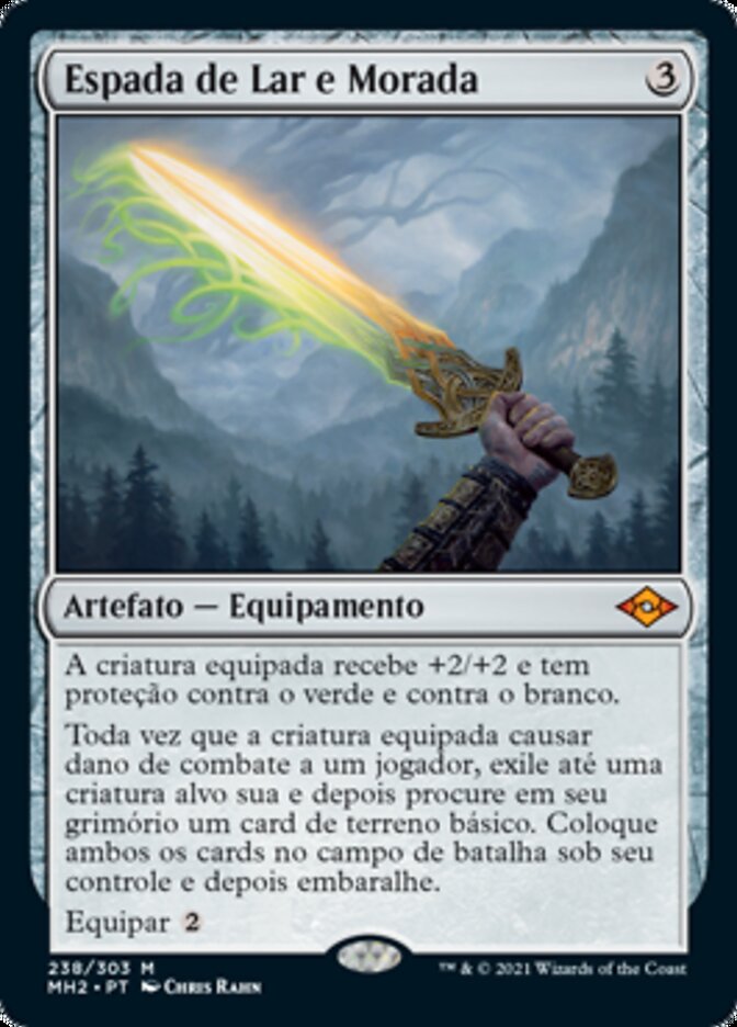 Espada de Lar e Morada / Sword of Hearth and Home - Magic: The Gathering - MoxLand