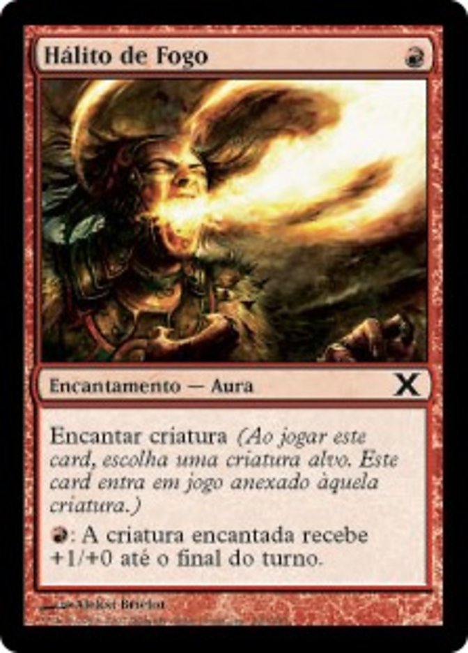 Hálito de Fogo / Firebreathing - Magic: The Gathering - MoxLand