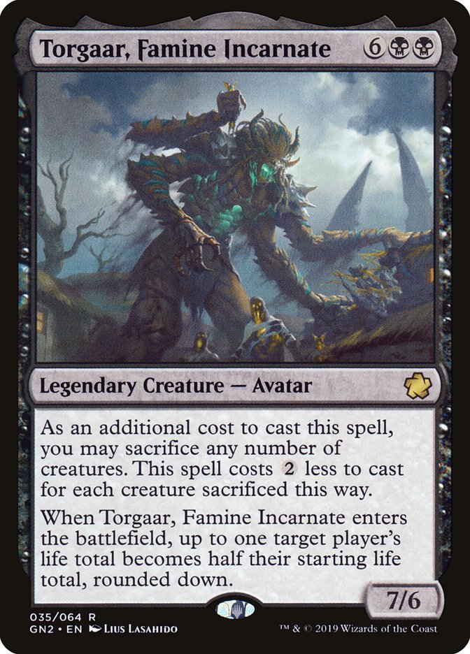 Torgaar, Penúria Incarnada / Torgaar, Famine Incarnate - Magic: The Gathering - MoxLand